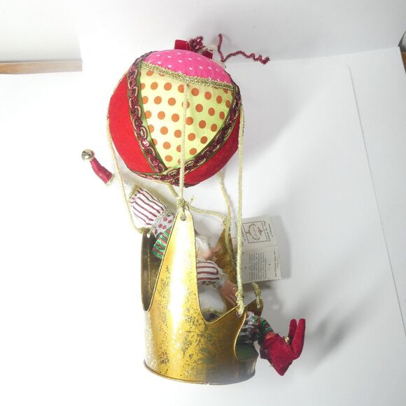 Mark Roberts World’s Fair Balloon Elves A4 2011 Elf Hot Air Balloon - Picture 10 of 11